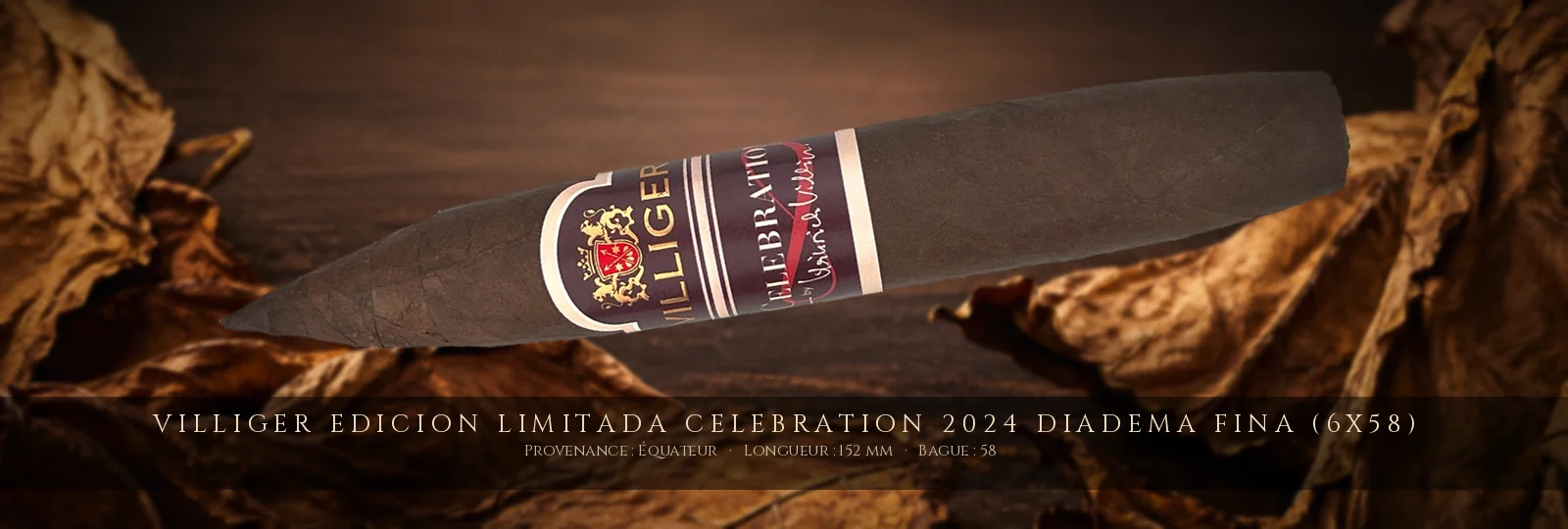 Villiger Edicion Limitada Celebration 2024 Diadema Fina (6x58) — Villiger — Équateur