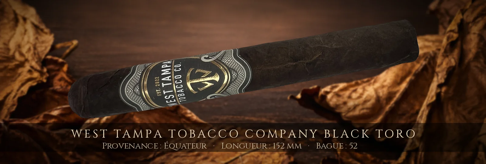 West Tampa Tobacco Company Black Toro
