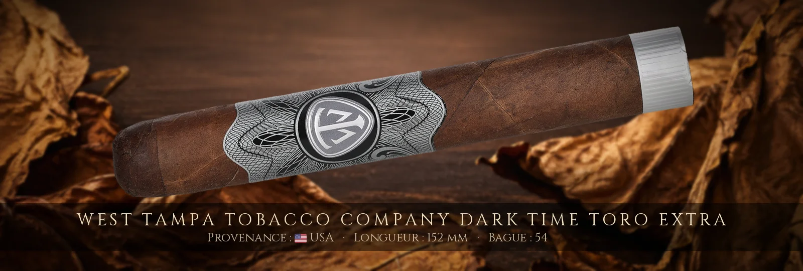 West Tampa Tobacco Company Dark Time Toro Extra — West Tampa Tobacco Company — USA