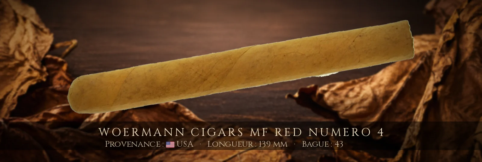 Woermann Cigars MF Red Numero 4 — Woermann Cigars — USA