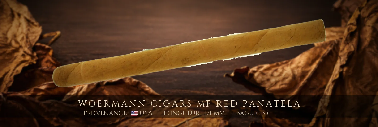 Woermann Cigars MF Red Panatela — Woermann Cigars — USA