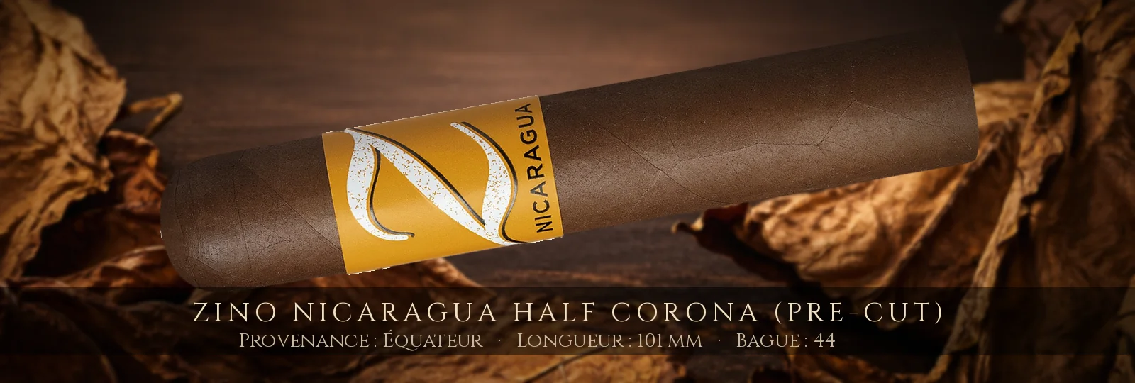 Zino Nicaragua Half Corona (Pre-Cut) — Zino — Équateur