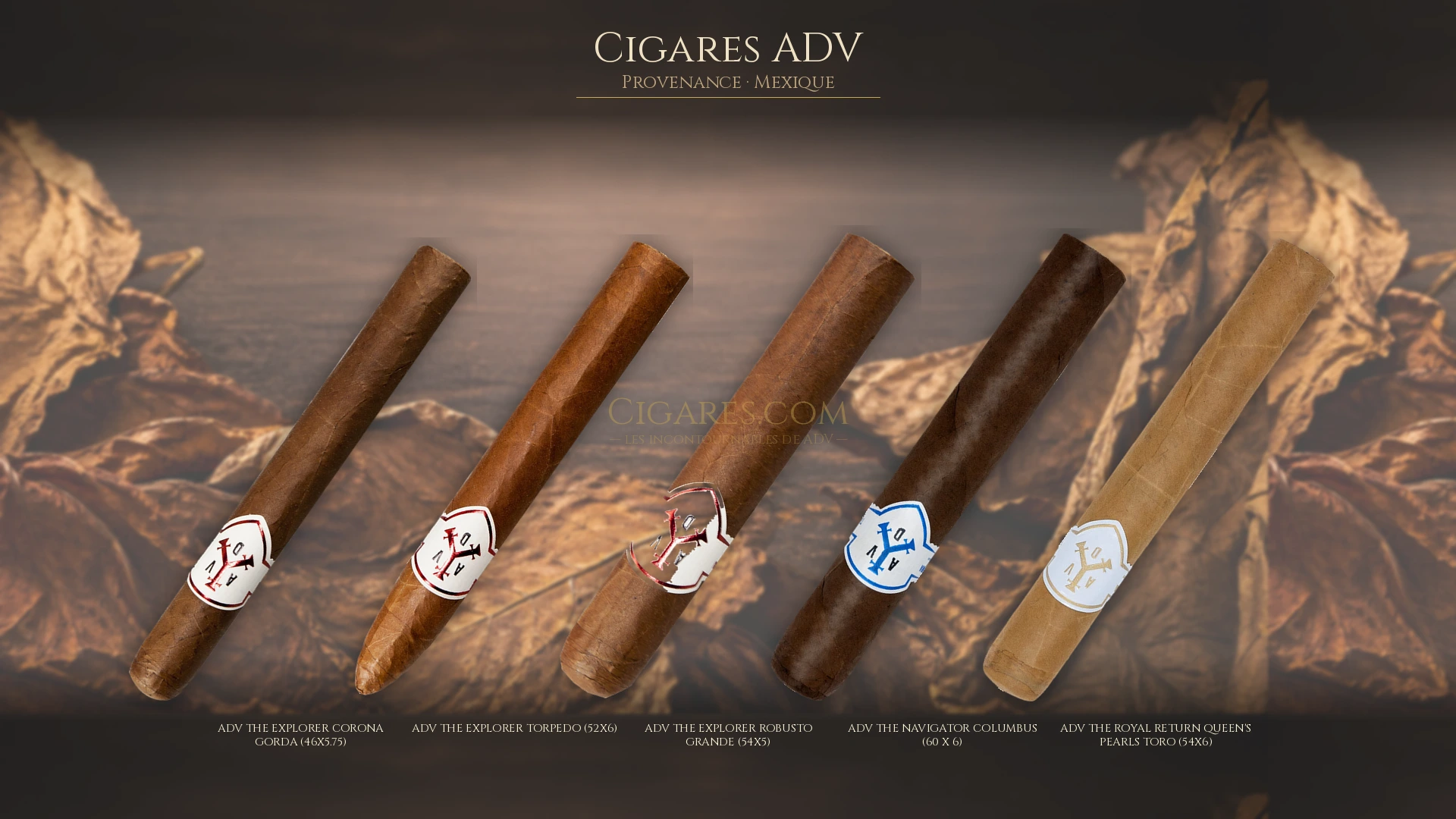 Top 5 cigares ADV — les plus populaires