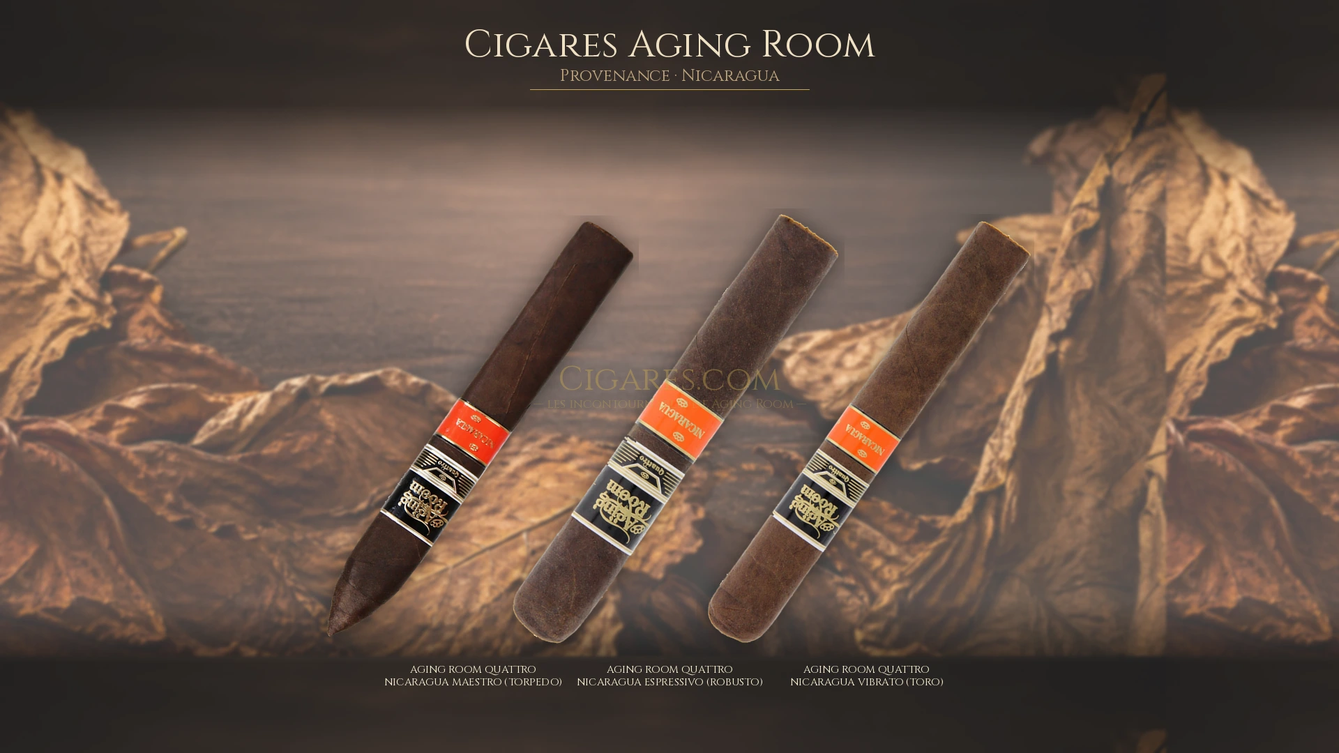 Top 5 cigares Aging Room — les plus populaires