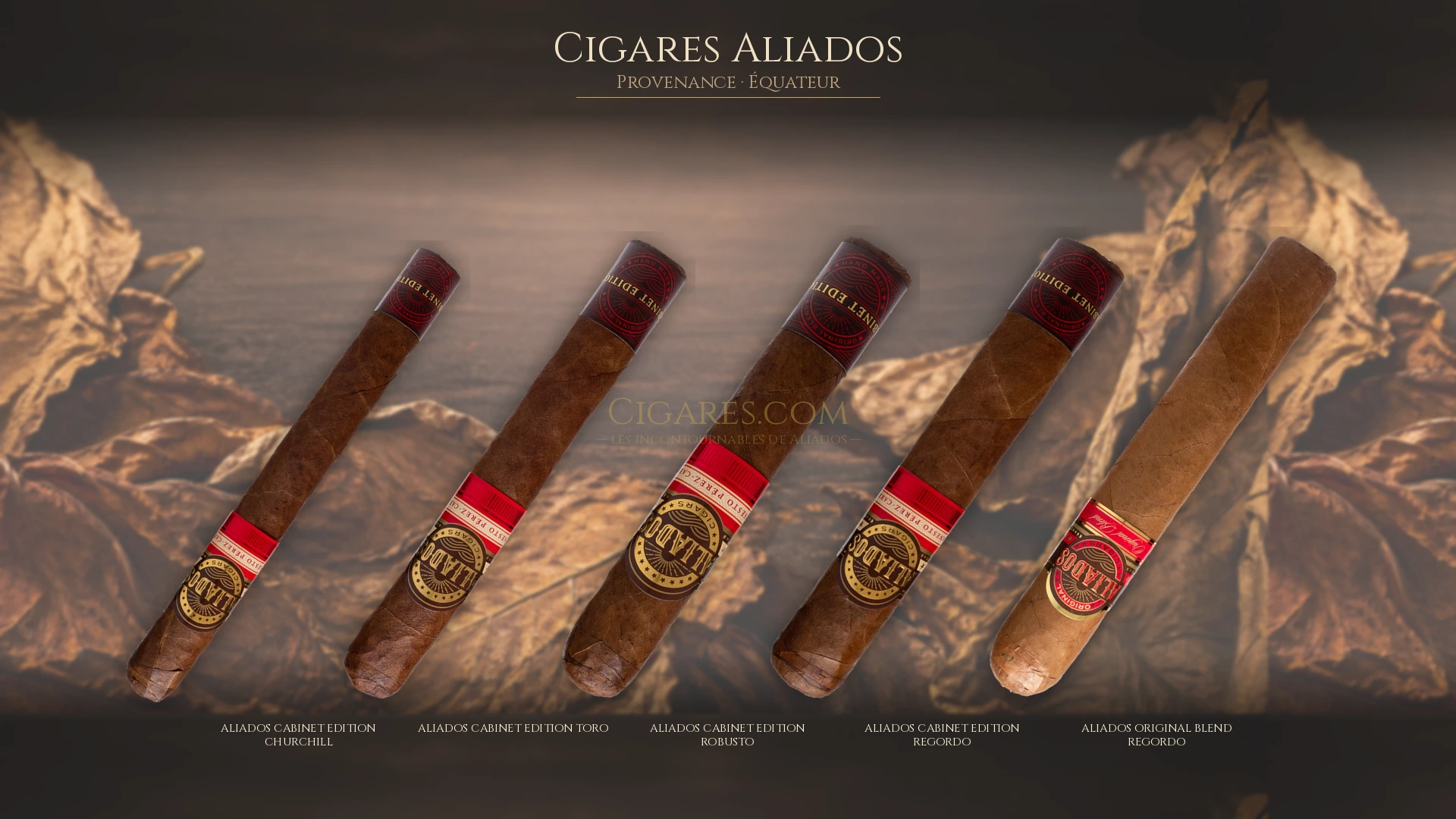 Top 5 cigares Aliados — les plus populaires