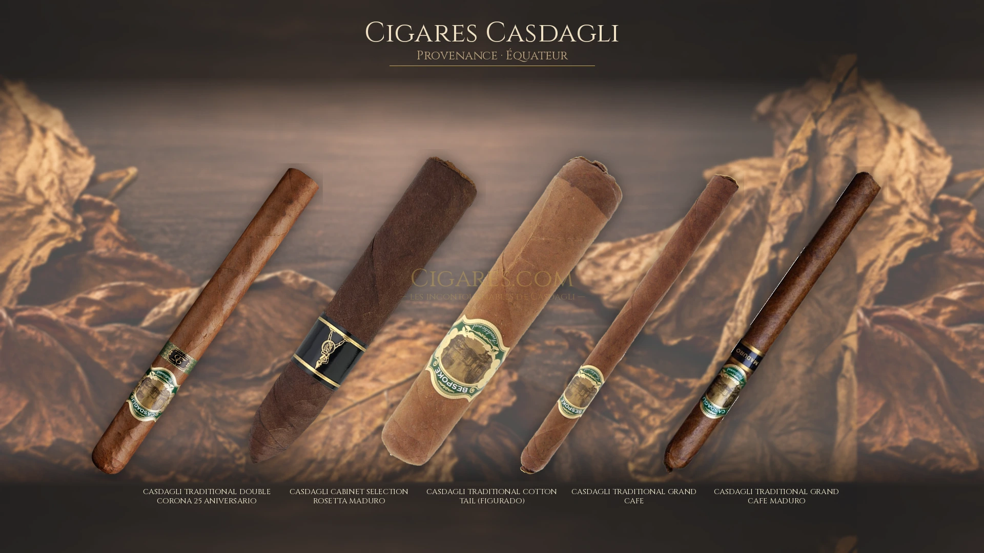 Top 5 cigares Casdagli — les plus populaires