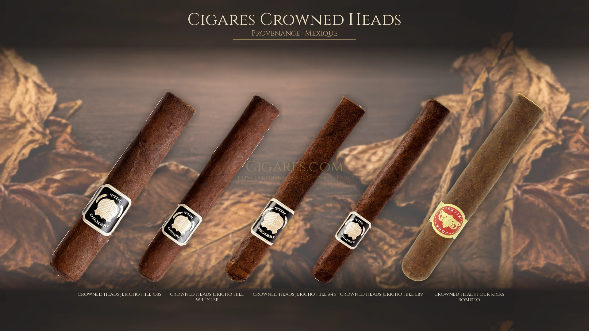 Top 5 cigares Crowned Heads — les plus populaires