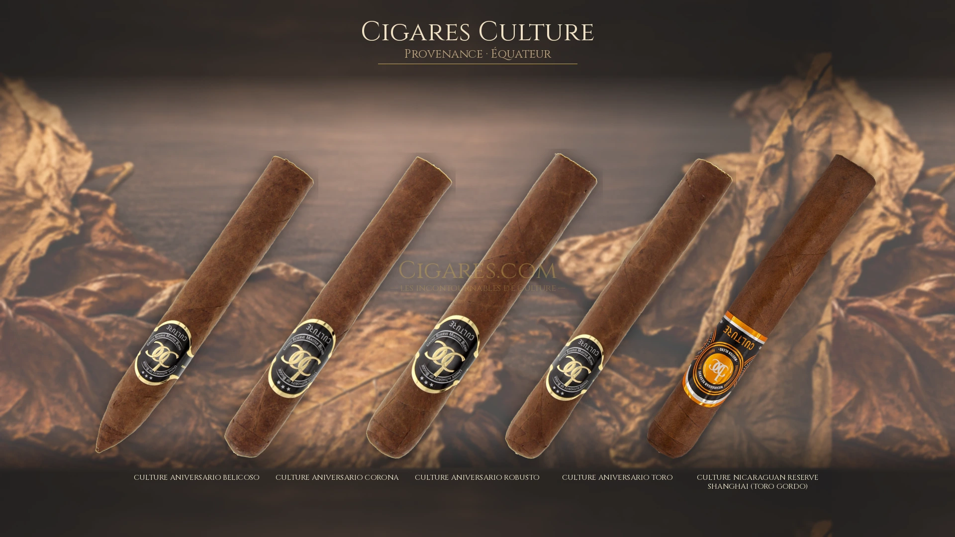 Top 5 cigares Culture — les plus populaires