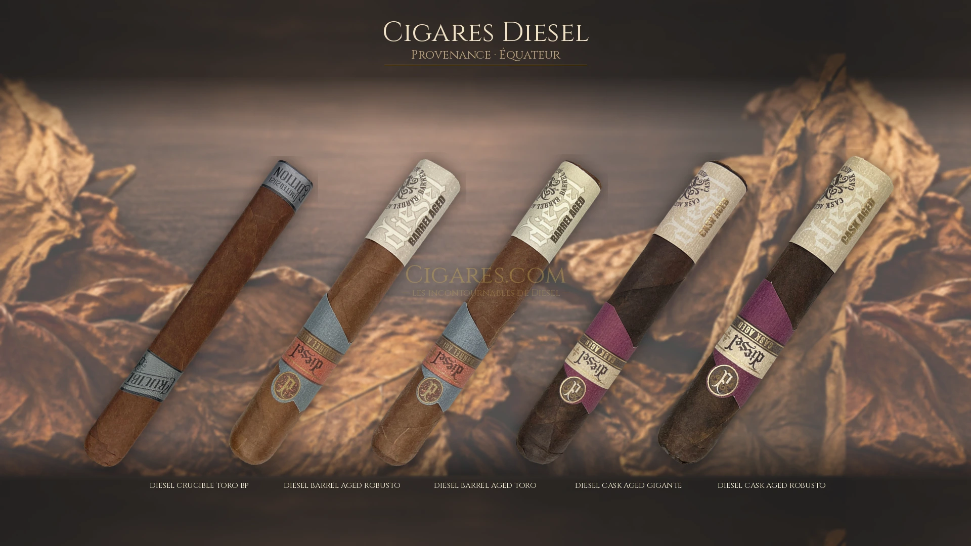 Top 5 cigares Diesel — les plus populaires