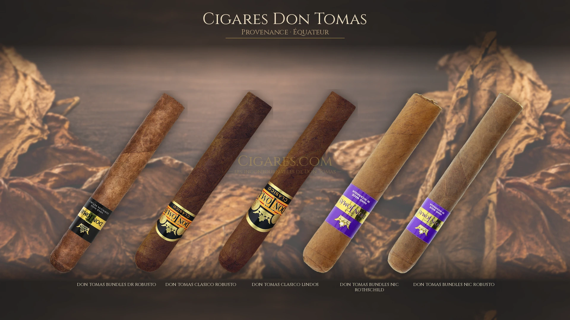 Top 5 cigares Don Tomas — les plus populaires