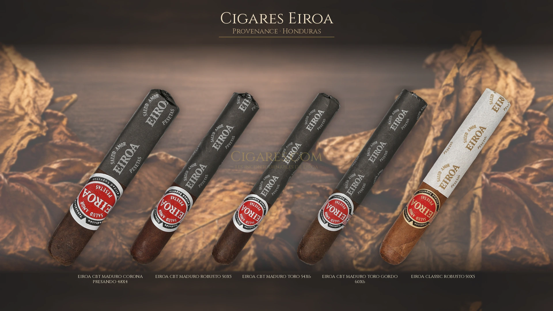Top 5 cigares Eiroa — les plus populaires