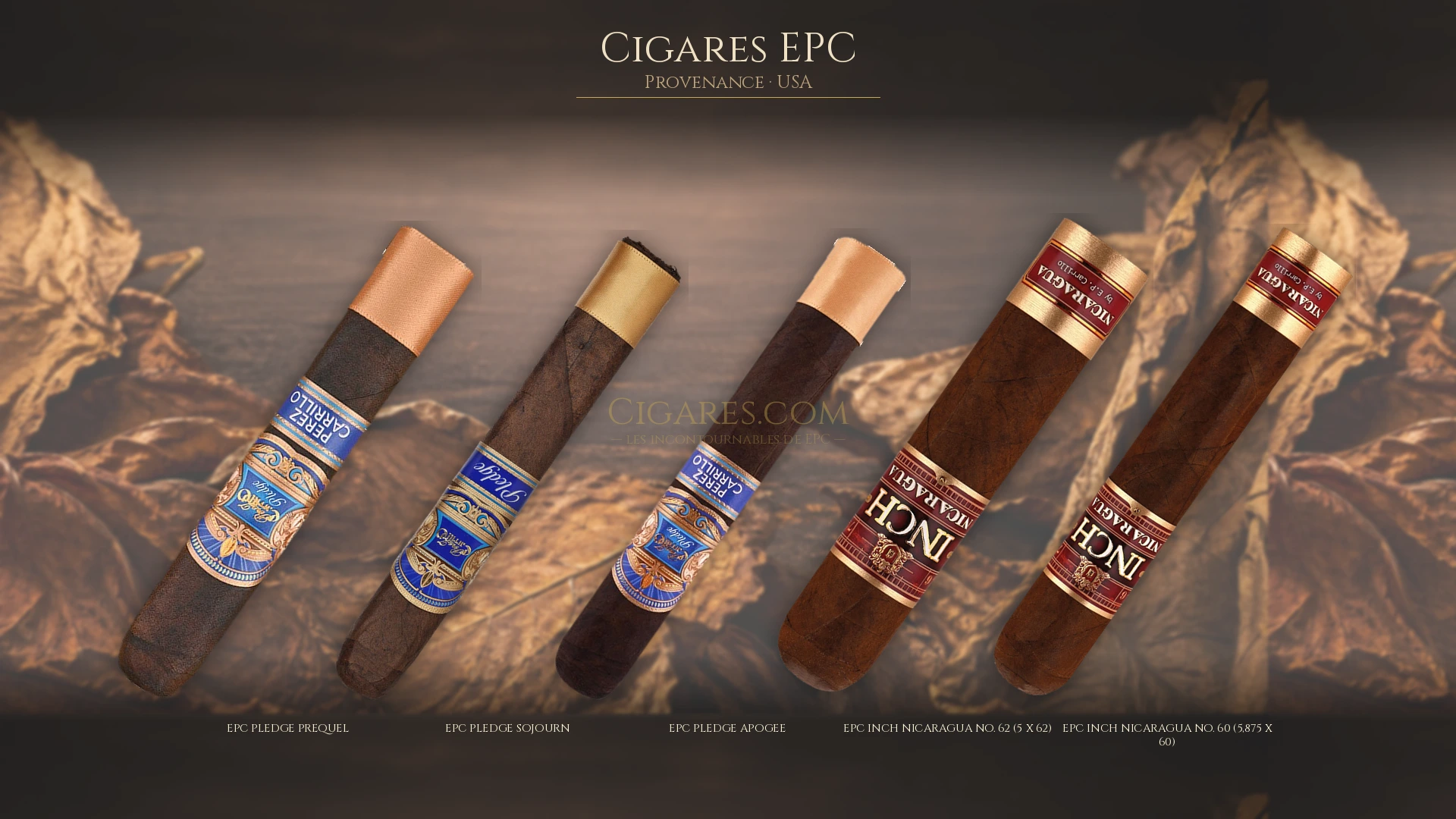 Top 5 cigares EPC — les plus populaires