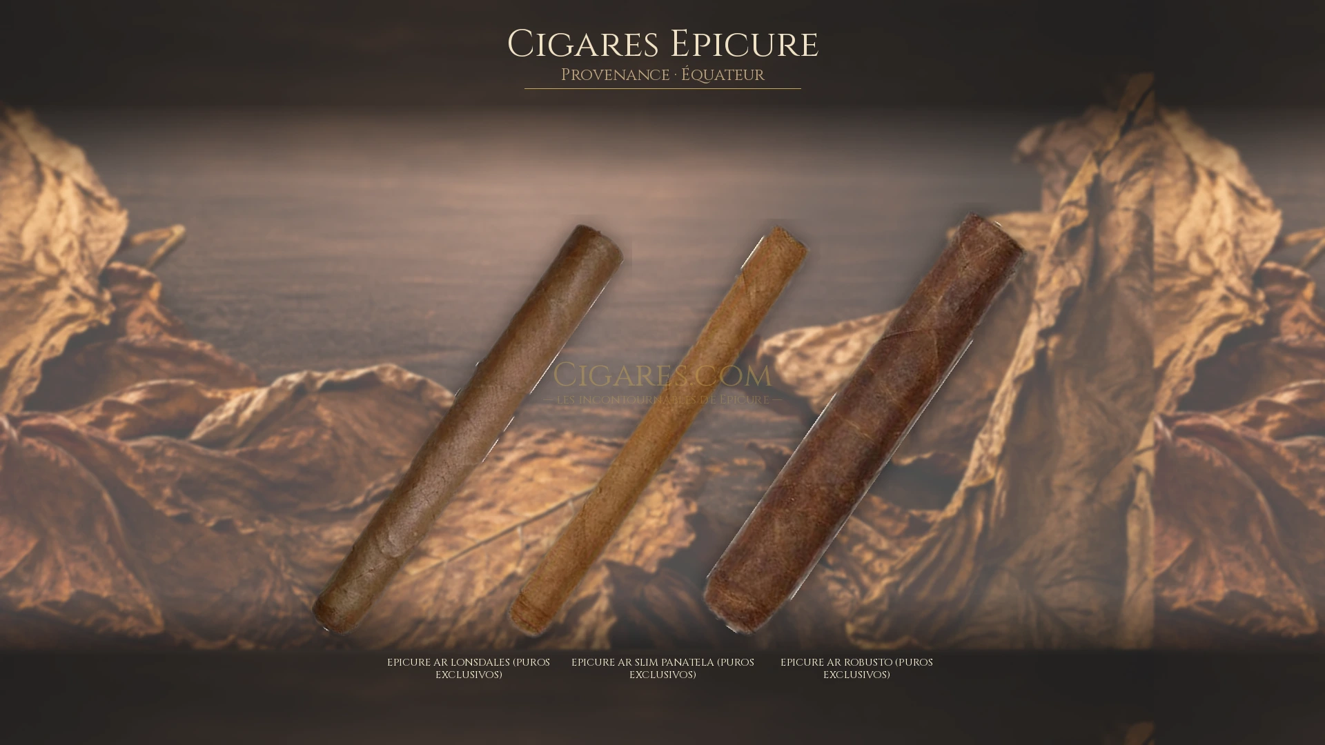 Top 5 cigares Epicure — les plus populaires