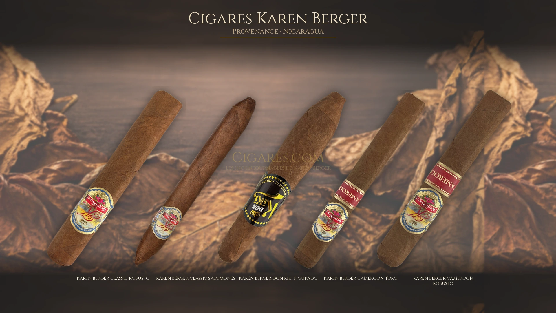 Top 5 cigares Karen Berger — les plus populaires