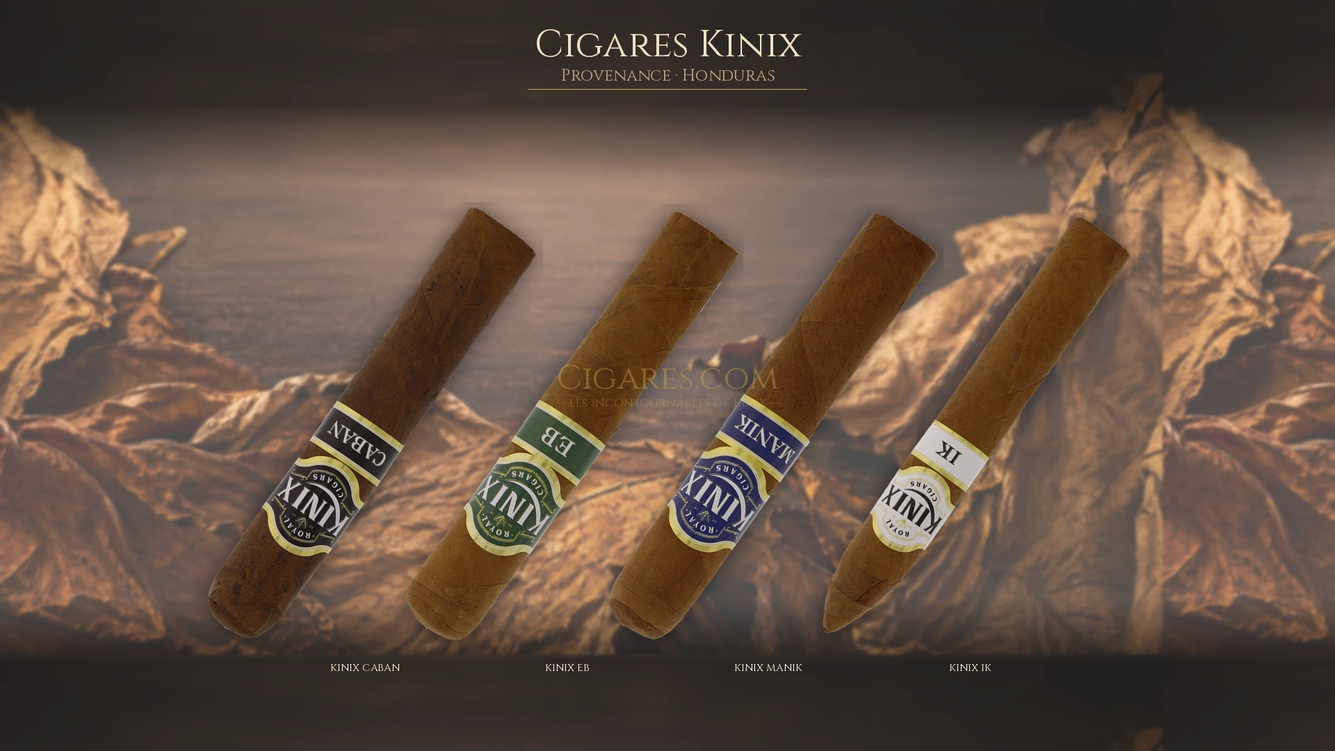 Top 5 cigares Kinix — les plus populaires