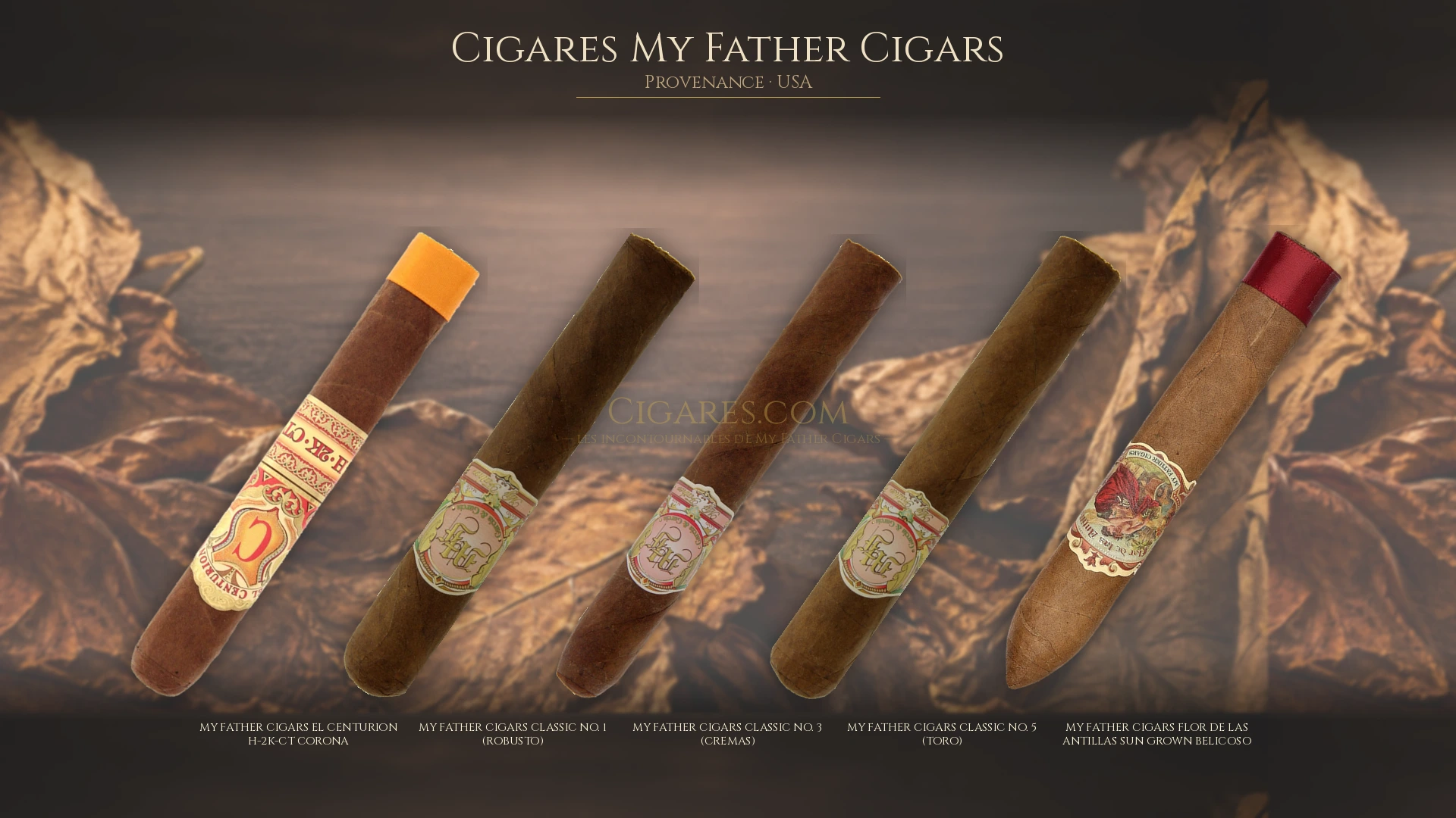 Top 5 cigares My Father Cigars — les plus populaires