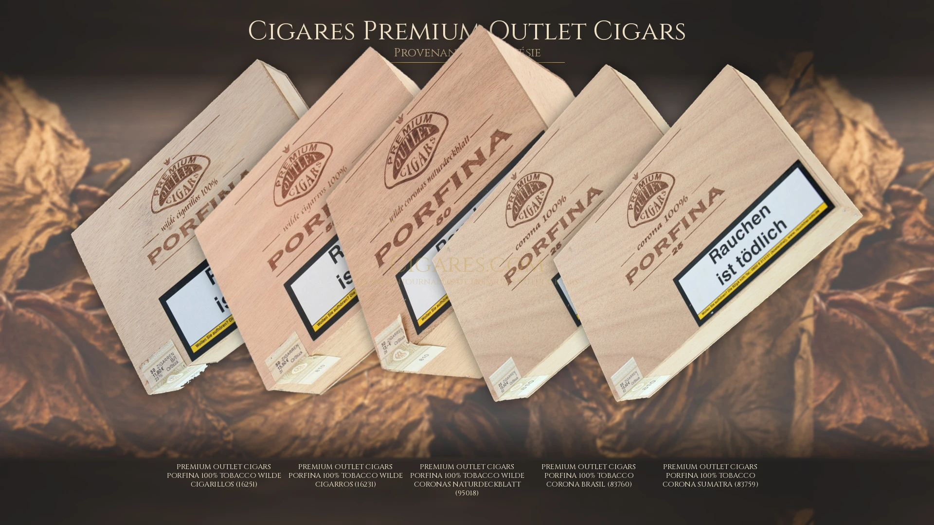 Top 5 cigares Premium Outlet Cigars — les plus populaires