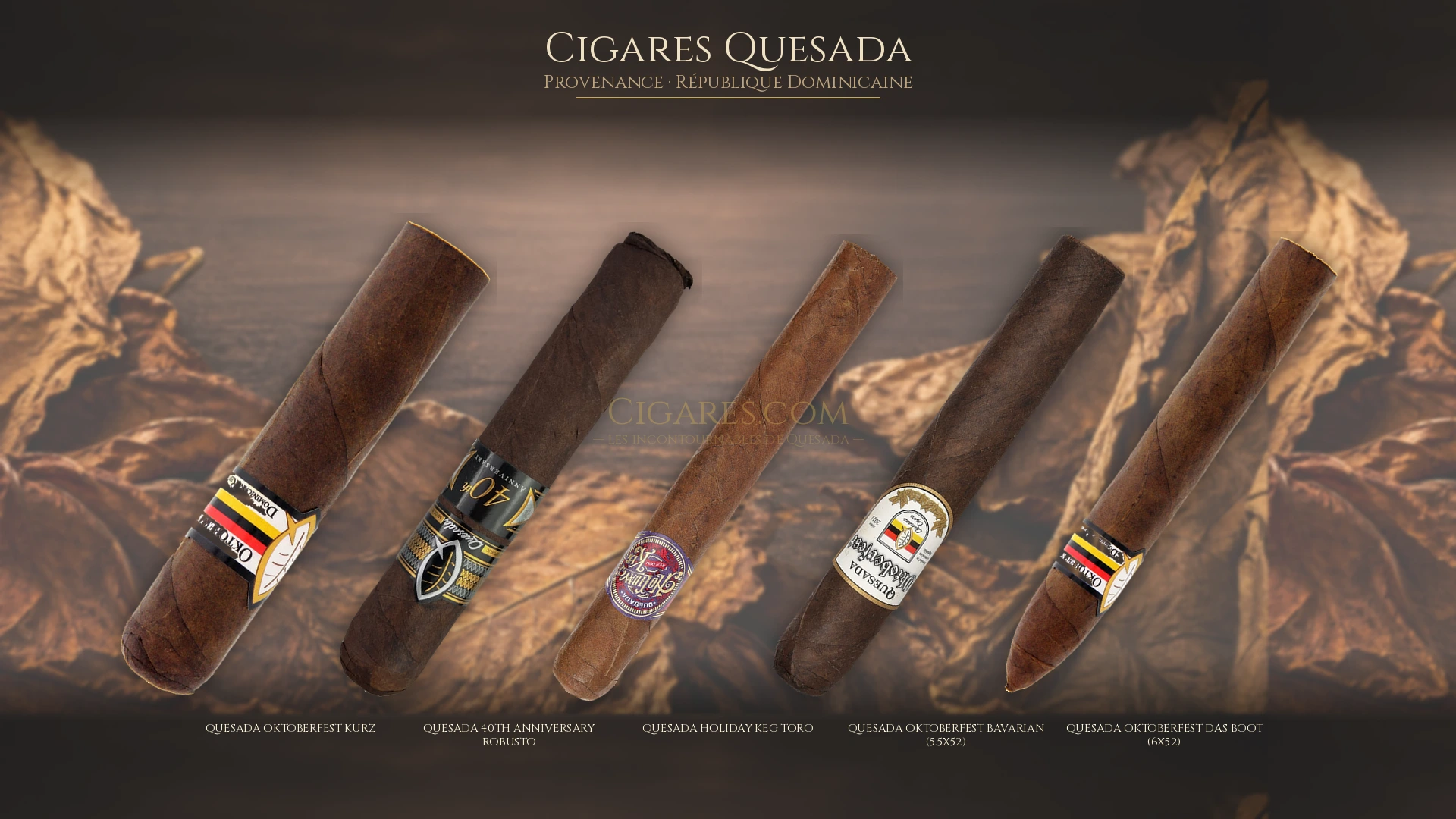 Top 5 cigares Quesada — les plus populaires