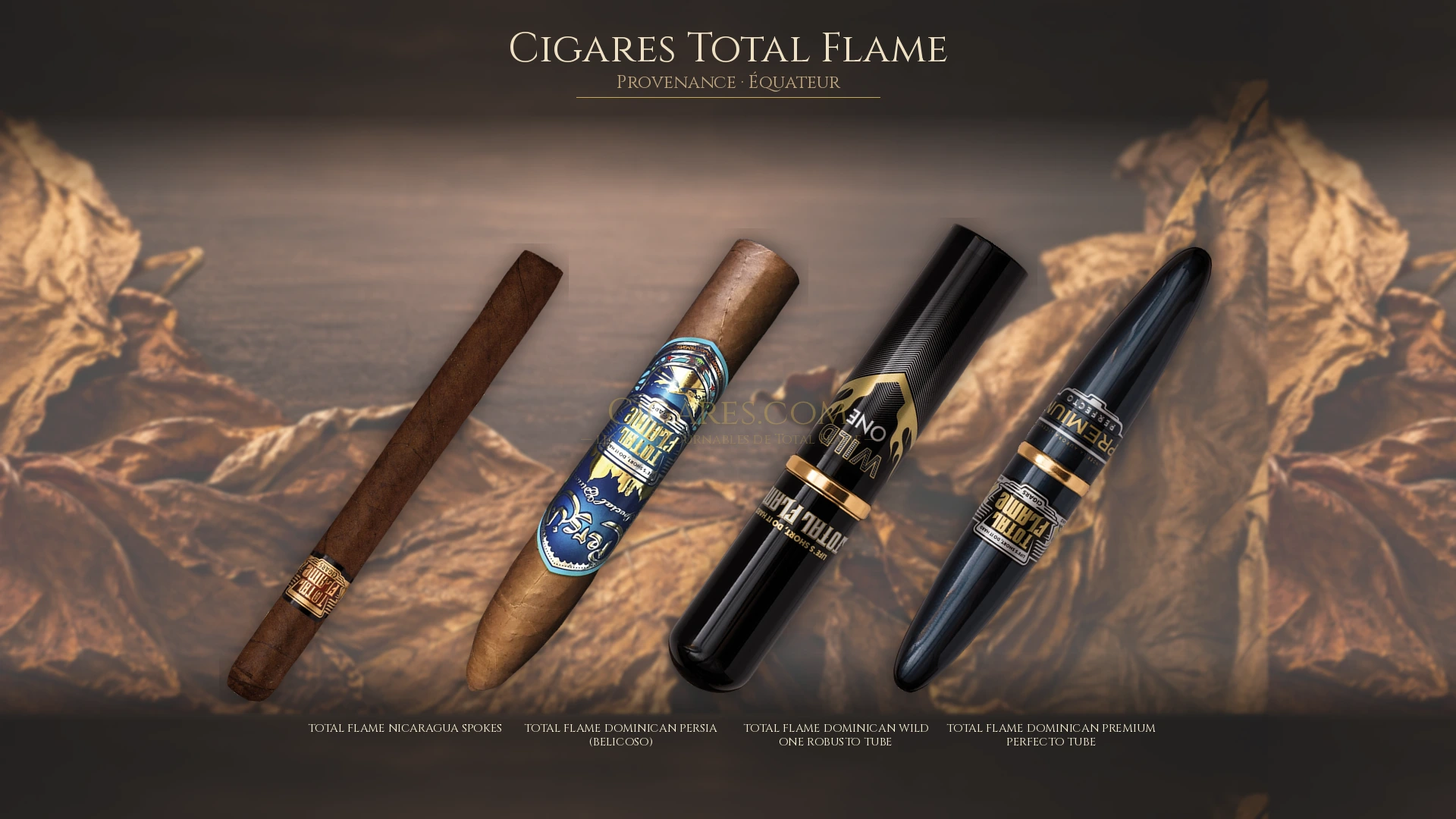 Top 5 cigares Total Flame — les plus populaires