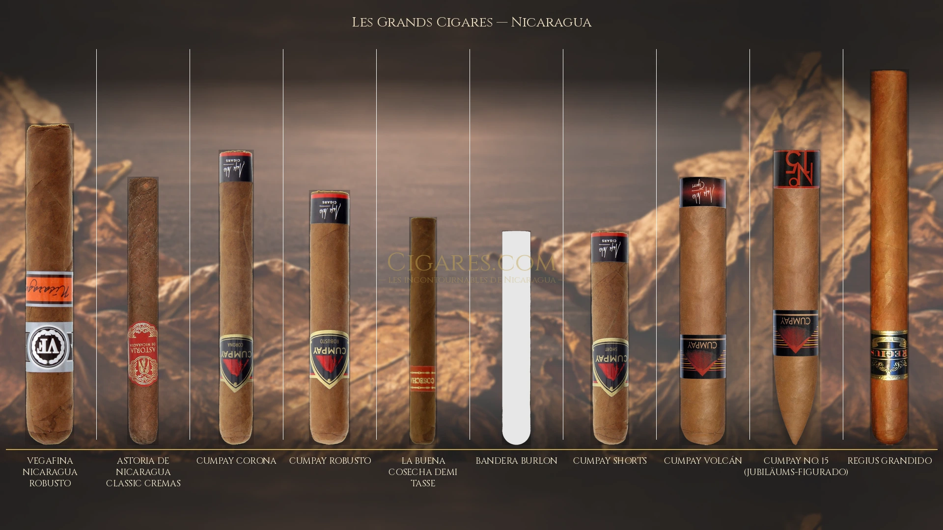 Top 10 cigares de Nicaragua — les plus populaires
